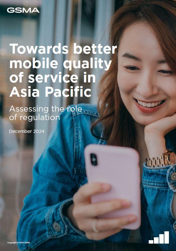 Towards better mobile quality of service in Asia Pacific